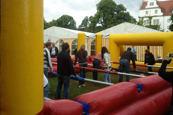 Menschenkicker mieten, Human soccer mieten